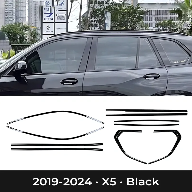 Asign Shadowline Window Trim Cover for BMW – Gloss Black Sport Upgrade