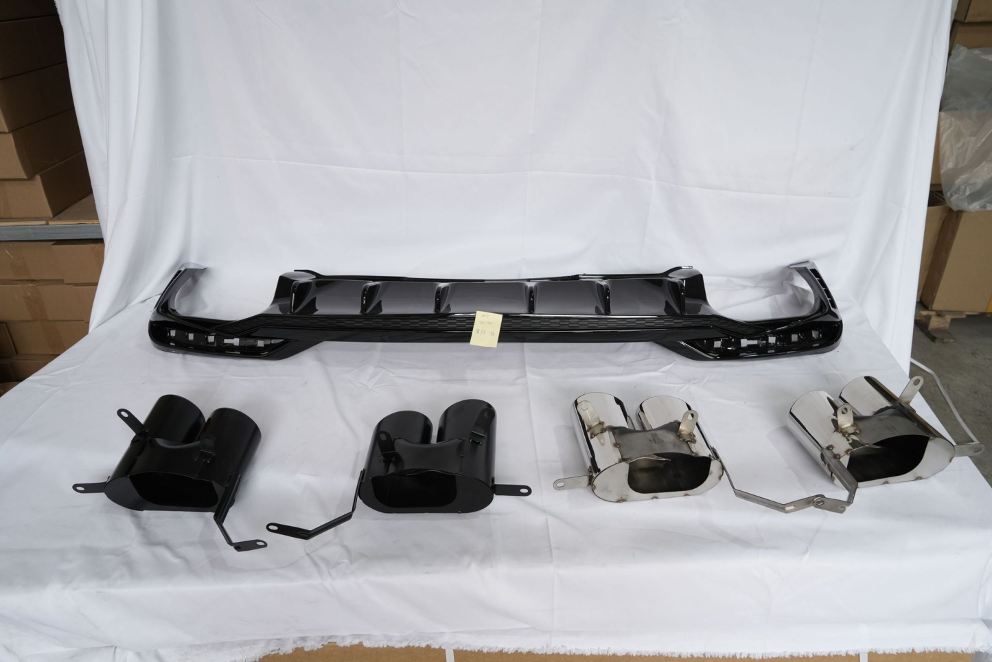 2020-2024 Audi S5 Style A5 diffuser with tailpipe For Audi A5 S5 B9.5