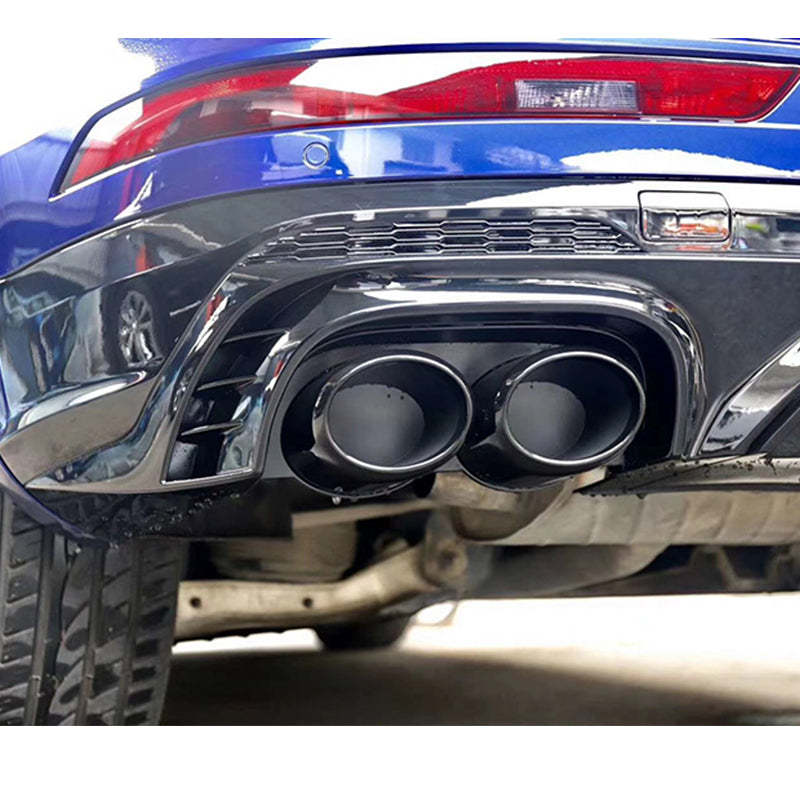 2018-2021 Audi SQ5 Style Q5 S line Rear Diffuser With Tailpipe For Audi Q5 B9