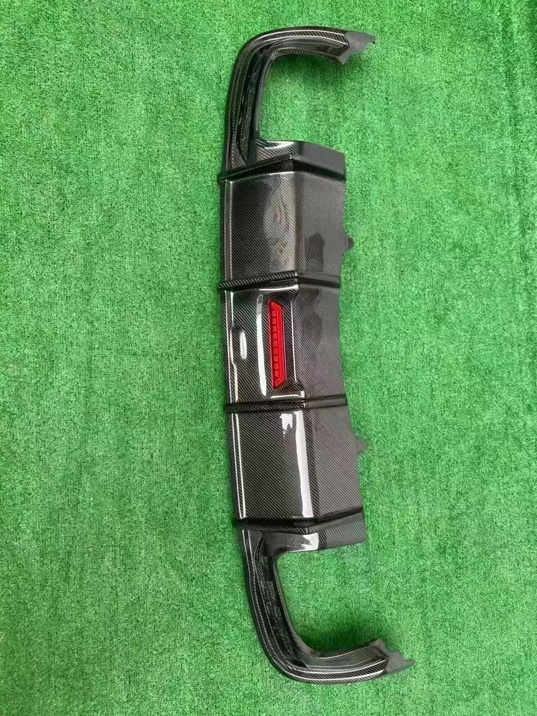 2020-2024 Audi S4 Style A4 S Line carbon fiber diffuser with tail pipe For Audi A4 S4 B9.5