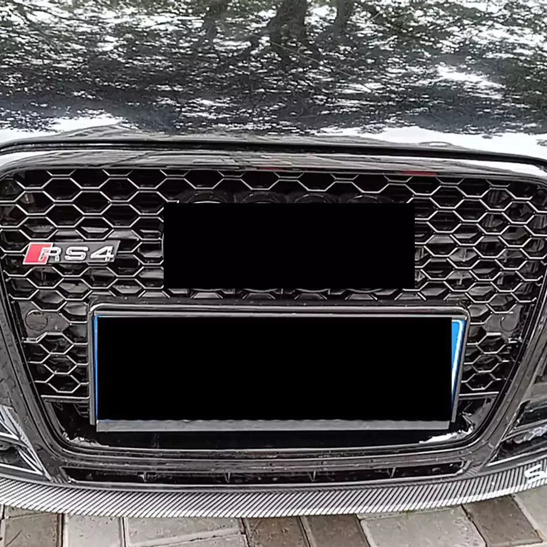 2005-2007 Asign RS4 Style Honeycomb Front Grille For Audi A4 B7 Non S Line