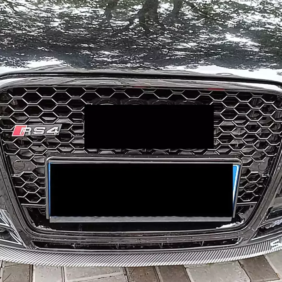 2005-2007 Asign RS4 Style Honeycomb Front Grille For Audi A4 B7 Non S Line