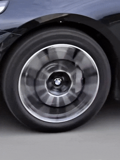 Asign Floating Auto Light Wheel Caps Compatible with BMW Vehicles