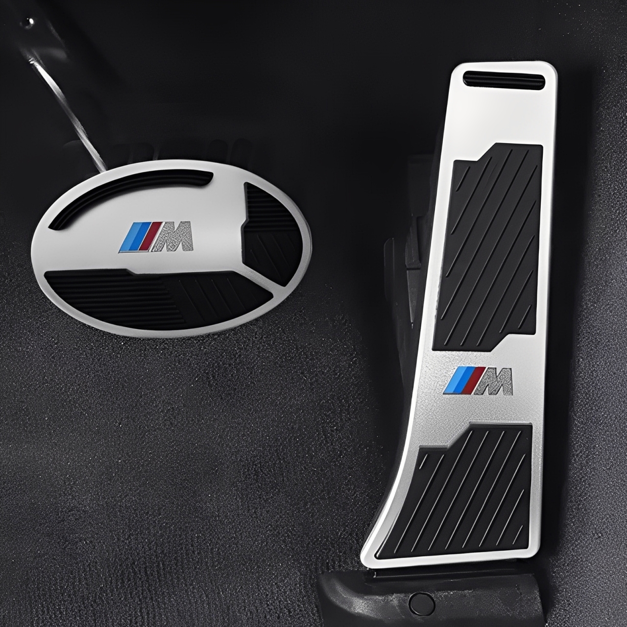 Asign Universal Aluminum Alloy Accelerator & Brake Pedal Covers