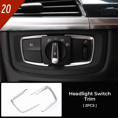 Asign Dashboard Trim for BMW X5 (2014-2018) – Interior Center Console Decorative Cover