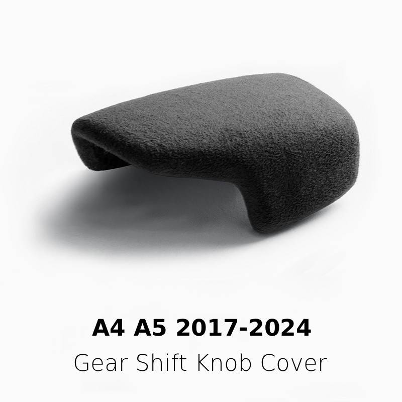 Asign Suede Interior Center Console Panel Cover for Audi A4 (2017–2024)