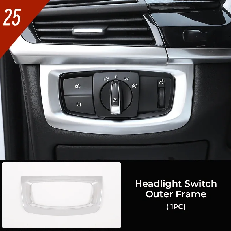 Asign Dashboard Trim for BMW X5 (2014-2018) – Interior Center Console Decorative Cover