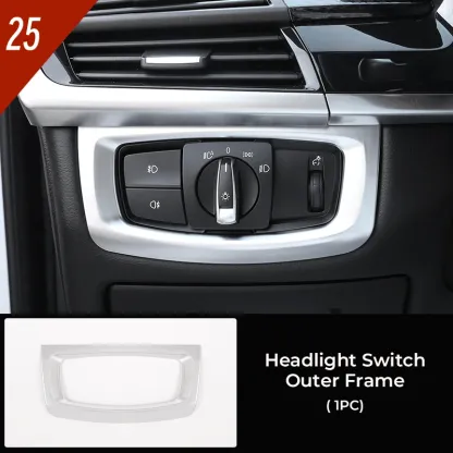 Asign Dashboard Trim for BMW X5 (2014-2018) – Interior Center Console Decorative Cover