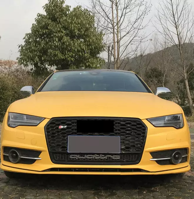 2016-2018 Asign RS7 Honeycomb Grille With Lower Mesh Quattro For Audi A7 S7 C7.5