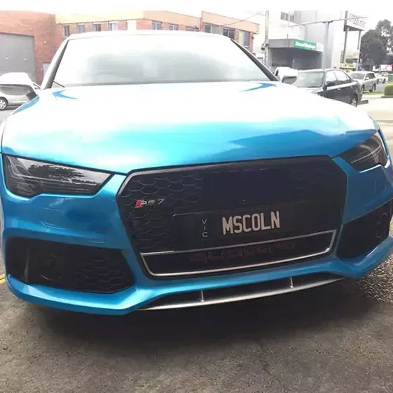 2016-2018 Asign RS7 Honeycomb Grille With Lower Mesh Quattro For Audi A7 S7 C7.5