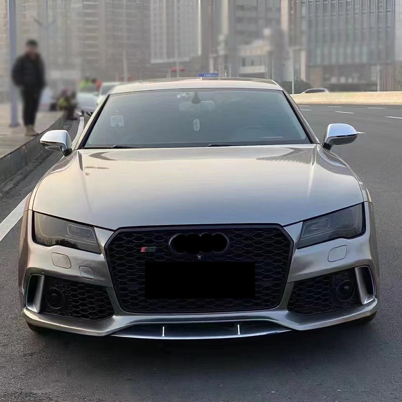2008-2015 Audi RS7 Front Bumper For A7/S7 C7 Upgrade To C7.5 Body Kits With Honeycomb Grille Fog Light Grille | RS7 Bumper