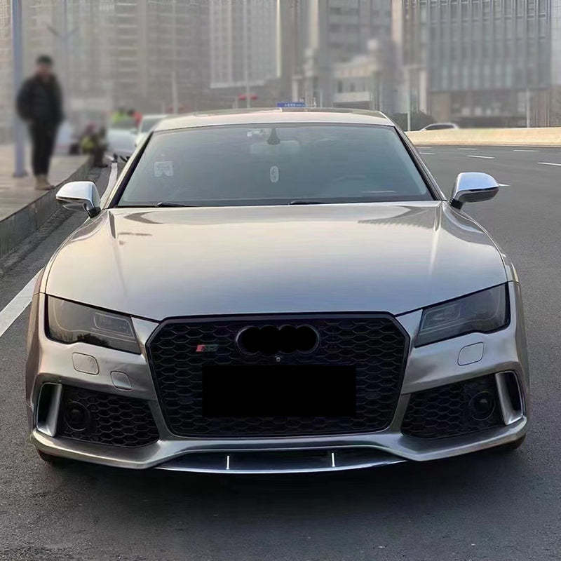 2008-2015 Audi RS7 Front Bumper For A7/S7 C7 Upgrade To C7.5 Body Kits With Honeycomb Grille Fog Light Grille | RS7 Bumper