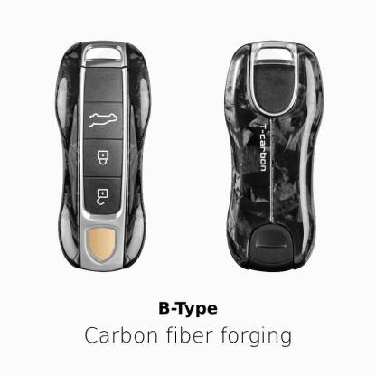 Asign Real Carbon Fiber Key Case Clip for Porsche
