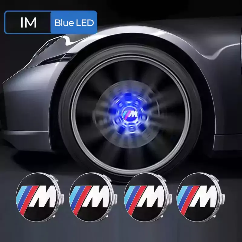 Asign Floating Auto Light Wheel Caps Compatible with BMW Vehicles