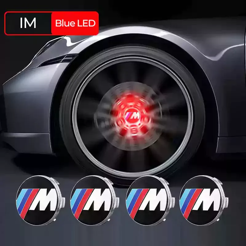 Asign Floating Auto Light Wheel Caps Compatible with BMW Vehicles
