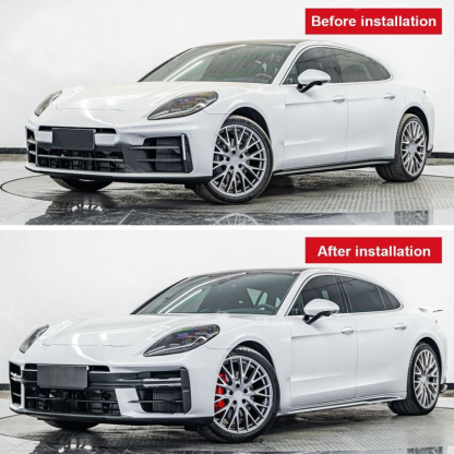 Asign — 2024-2025 for Panamera Turbo Front and Rear Bumpers with 976 Daytime Running Lights and Fog Lights Equipped Car Bumpers