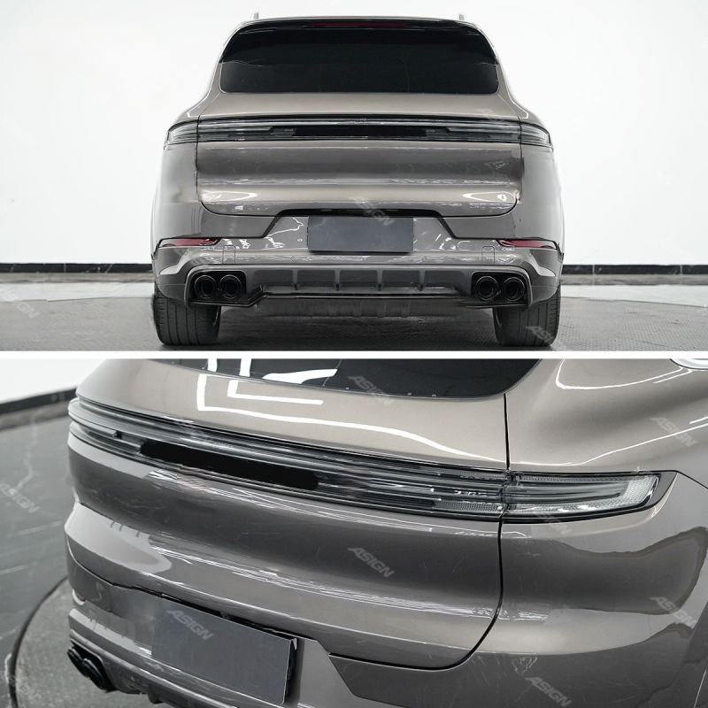 Asign — For Porsche Cayenne 2024 Turbo Bodykit Upgrade 958.1 to 9Y0.2 Car Bumpers Trunk Lid Headlights Bodykit