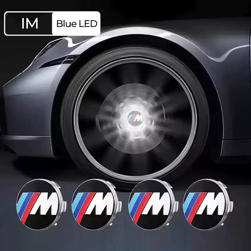 Asign Floating Auto Light Wheel Caps Compatible with BMW Vehicles