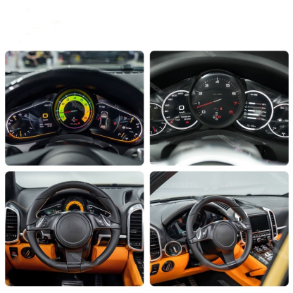 Asign - LCD Dashboard Panel Virtual Instrument Cluster LCD Speedometer for Porsche Cayenne 2010-2015 Car Odometer