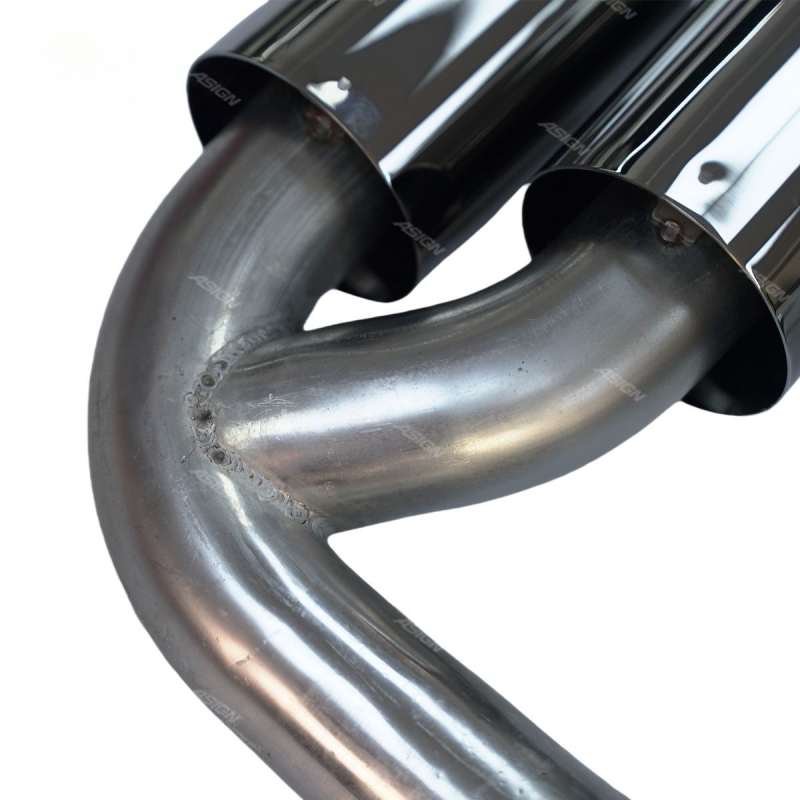 Asign - High Quality for Porsche Cayenne 9Y0 2018-2025 Stainless Steel Car Exhaust Tip Hybrid Exhaust Muffler Tailpipe Upgrade