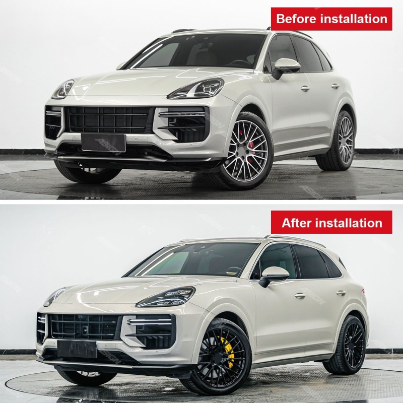 Asign - 2019-2023 for Porsche for Cayenne GTS LED Matrix Headlamps Original White Stripes with 12V Auto Lighting Systems New Condition