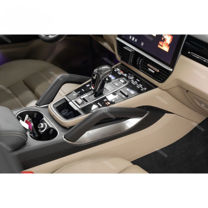 Asign - For Porsche Cayenne 2018-2024 Car Modification Interior Saddle Armrest Upgrade Turbo Door Handle Trims