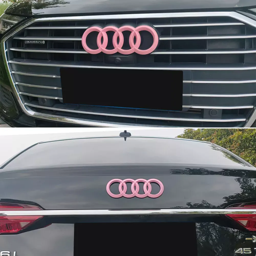 Asign Audi Pink Emblem – Lightweight, Durable, Easy Installation