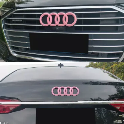 Asign Audi Pink Emblem – Lightweight, Durable, Easy Installation