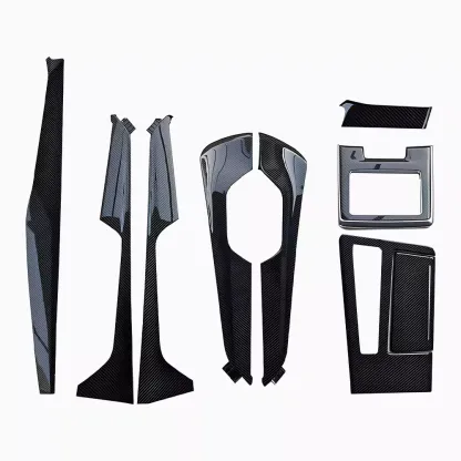 Asign Carbon Fiber Interior Trim Set – 9-Piece Kit, Fits Audi C7/C8 (2012-2023) A6/S6