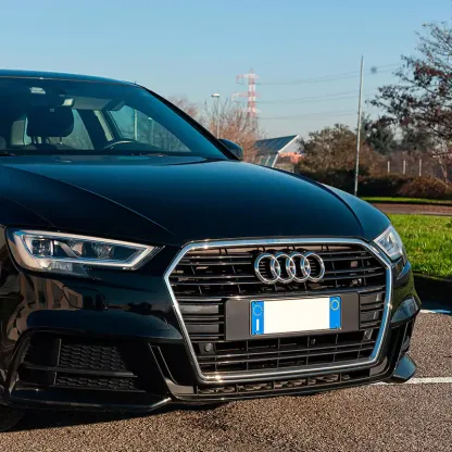 Asign OEM Replacement Silver Audi Emblem for All Models