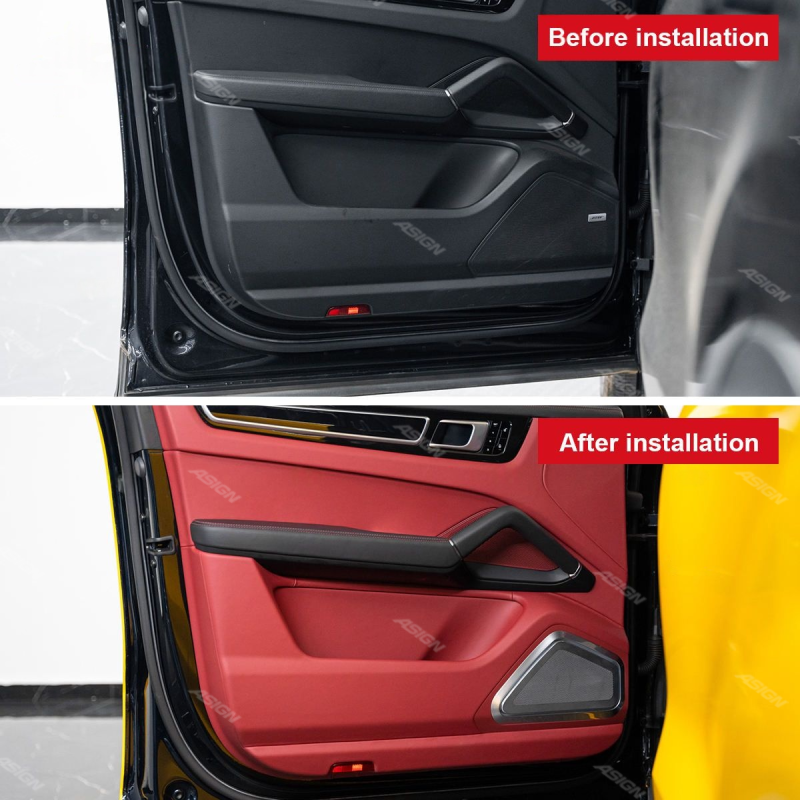 Asign - 2018-2023 Cayenne 9YA New Year Auto Interior Ambient Lighting Kit with Door Contour Lights and Headlight Direct Fit