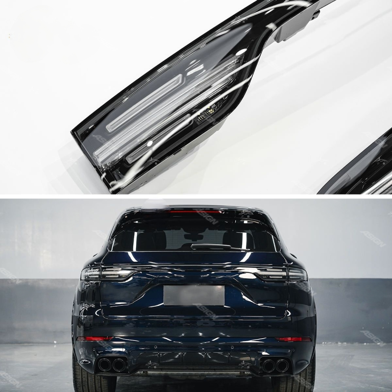 Asign - LED OEM Taillights 2018-2023 Models with Penetrating Black Taillights Upgraded Replacement Taillights for Porsche Cayenne