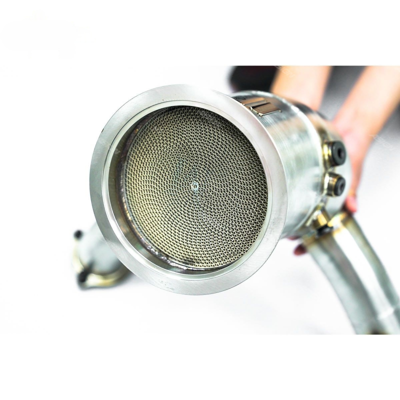 Asign - Upgrade JBOM Exhaust Downpipe for Porsche Cayenne COUPE 3.0T 2018-2023 Straight Stainless Steel 1.5mm Thick Smooth Finish