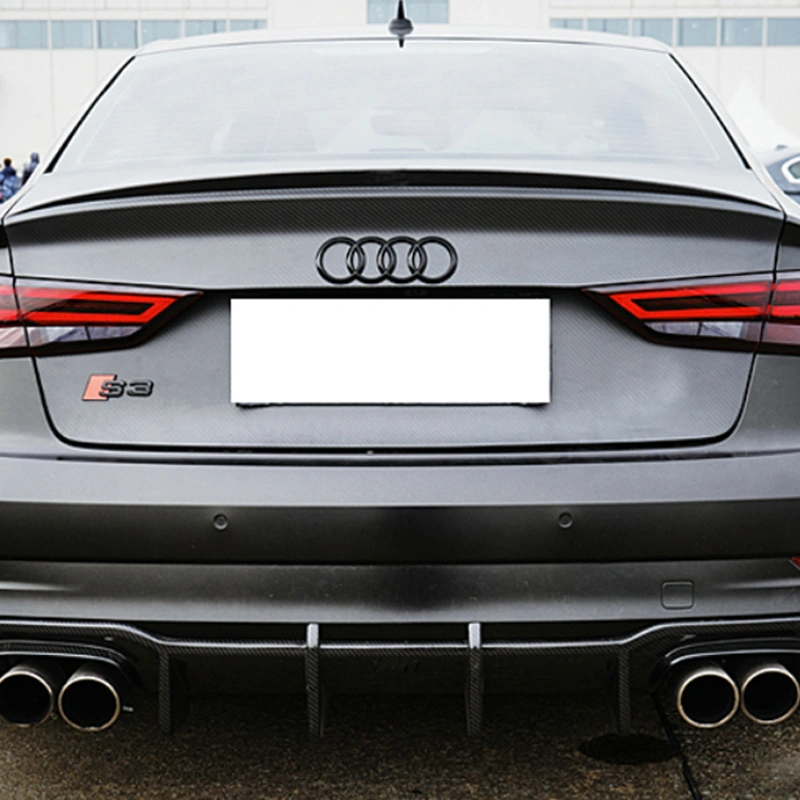 Asign Genuine Carbon Fiber Replacement Rear Diffuser / Rear Lip for Audi A3 / S3 (8V | Sedan & Sportback) 2013-2020