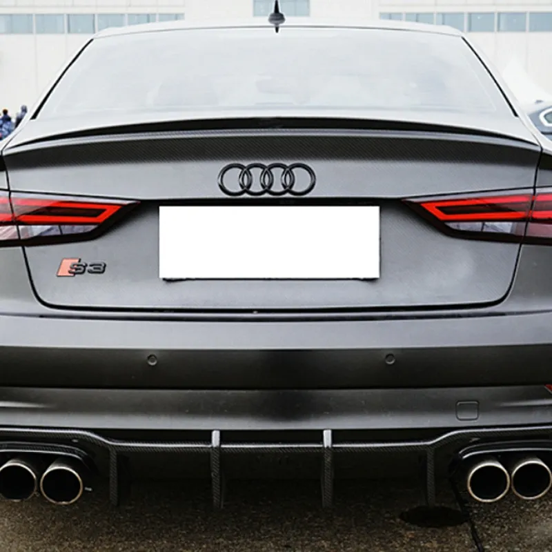 Asign Genuine Carbon Fiber Replacement Rear Diffuser / Rear Lip for Audi A3 / S3 (8V | Sedan & Sportback) 2013-2020