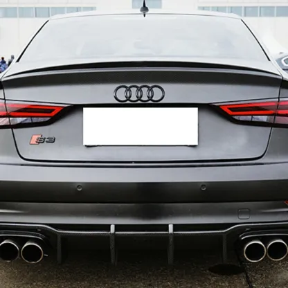 Asign Genuine Carbon Fiber Replacement Rear Diffuser / Rear Lip for Audi A3 / S3 (8V | Sedan & Sportback) 2013-2020