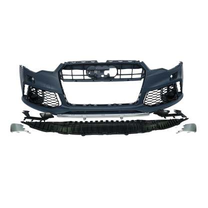 2012-2015 Audi RS6 Front Bumper For A6/S6 C7 Body Kits C7 To C7.5 Bumper With Honeycomb Grille Front Lip | RS6 Bumper