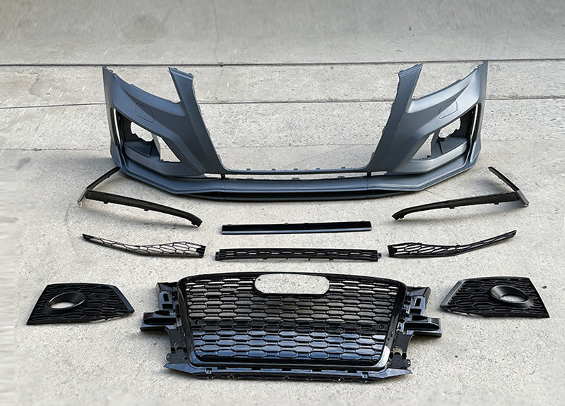 2008-2012 Audi RSQ5 Front Bumper For Q5/SQ5 8R/B8 Upgrade To B9 RSQ5 Style Body Kits With Honeycomb Grille | RSQ5 Bumper