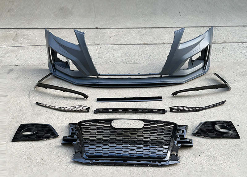 2008-2012 Audi RSQ5 Front Bumper For Q5/SQ5 8R/B8 Upgrade To B9 RSQ5 Style Body Kits With Honeycomb Grille | RSQ5 Bumper