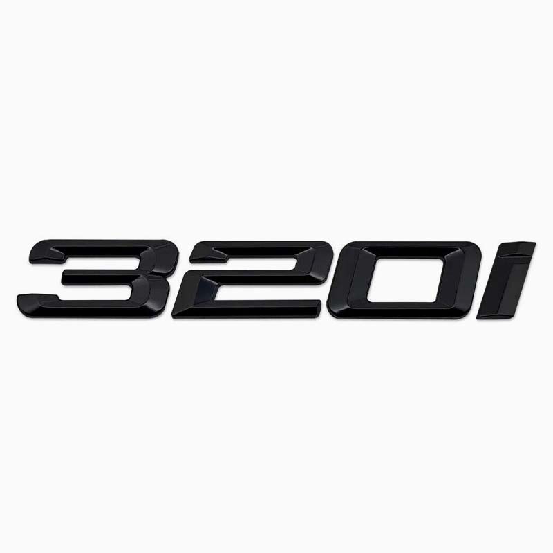 Asign 3D Sport Badge Kit for BMW - ABS Black Chrome/Carbon Fiber