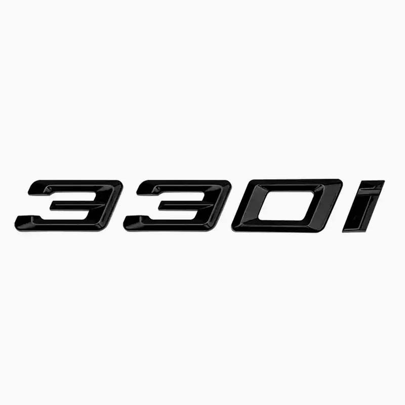 Asign 3D Sport Badge Kit for BMW - ABS Black Chrome/Carbon Fiber