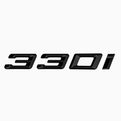 Asign 3D Sport Badge Kit for BMW - ABS Black Chrome/Carbon Fiber