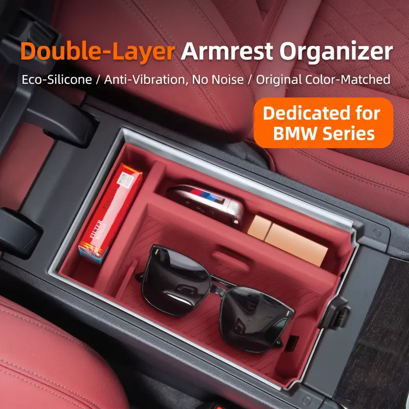 Asign Center Console Armrest Organizer For BMW 3/5 Series X3/X4/X5/X7