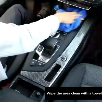 Asign Audi A4/S4/A5 Peel-and-Stick Center Console Trim – No Drilling, Just Stick!