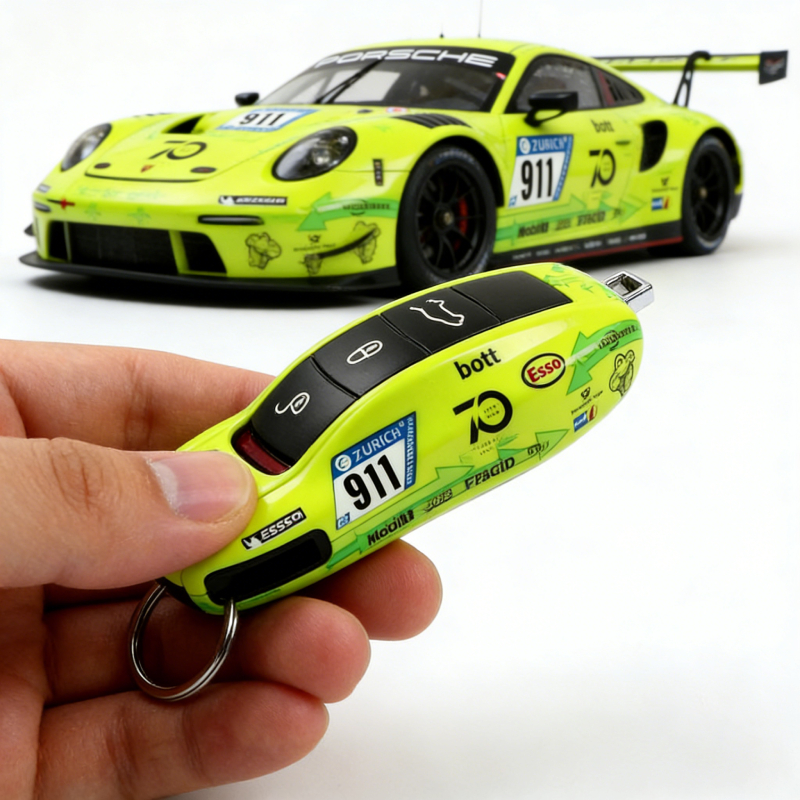 Asign Precision-Engineered Key Fob Shell for Porsche | Automotive Grade Finish & Ultra-Lightweight Design