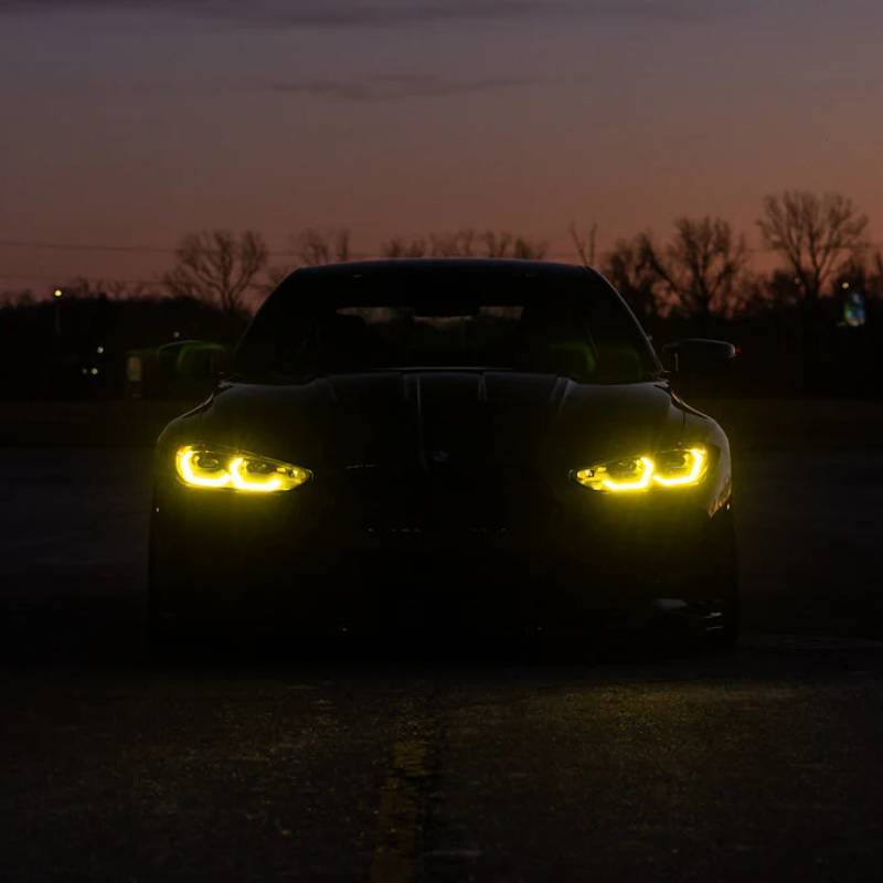 Asign Motorsport+ CSL-Style Yellow DRL LED Module Set for BMW G8X M3 / M4 (Pre-LCI)