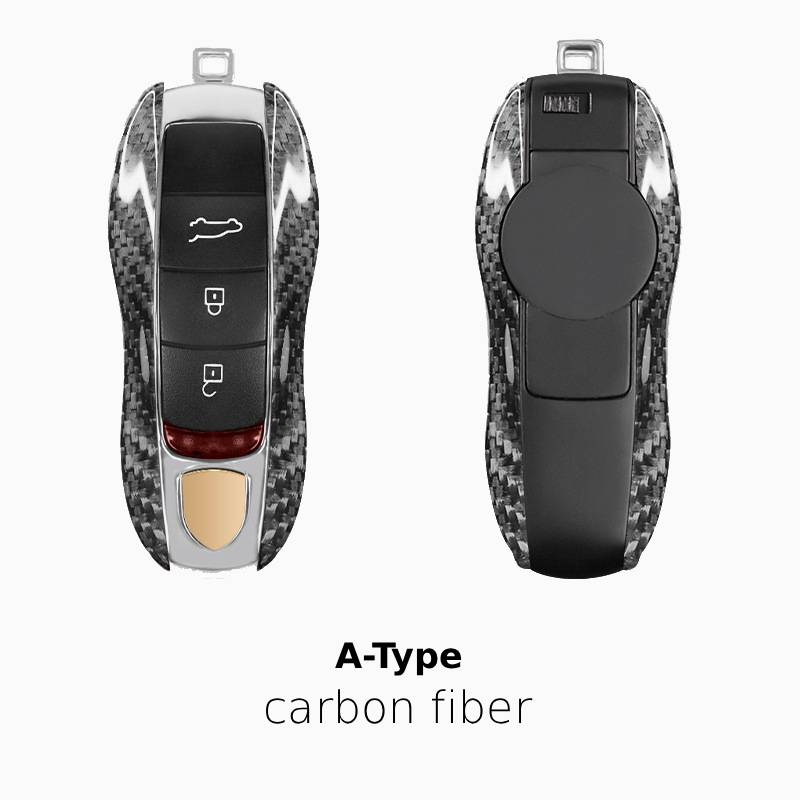 Asign Real Carbon Fiber Key Case Clip for Porsche
