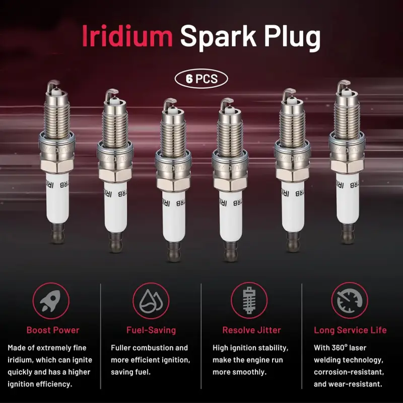 Asign 7563 Platinum Iridium Spark Plugs For Porsche Cayenne/Audi A3/VW Touareg