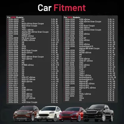 Asign 97506 Platinum Iridium Spark Plugs for BMW M2 M3 M4 M5 X3 X5 335i 535i 750i