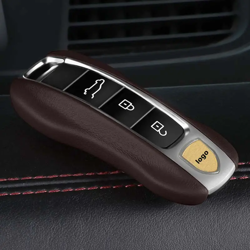 Asign Leather Key Fob Cover for Porsche – OEM-Style Leather Replacement